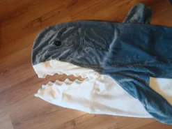 Koc Rekin Shark Blanket Śpiwór Niebieski