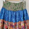 Kolorowa spódnica maxi boho patchwork hindi hippie lekka na wakacje