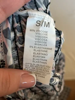 Kombinezon damski boho wiskozowy S/M szerokie nogawki lato Y2K