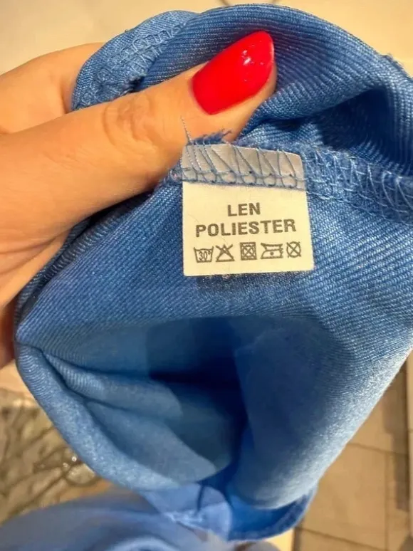 Komplet niebieski rozmiar L
