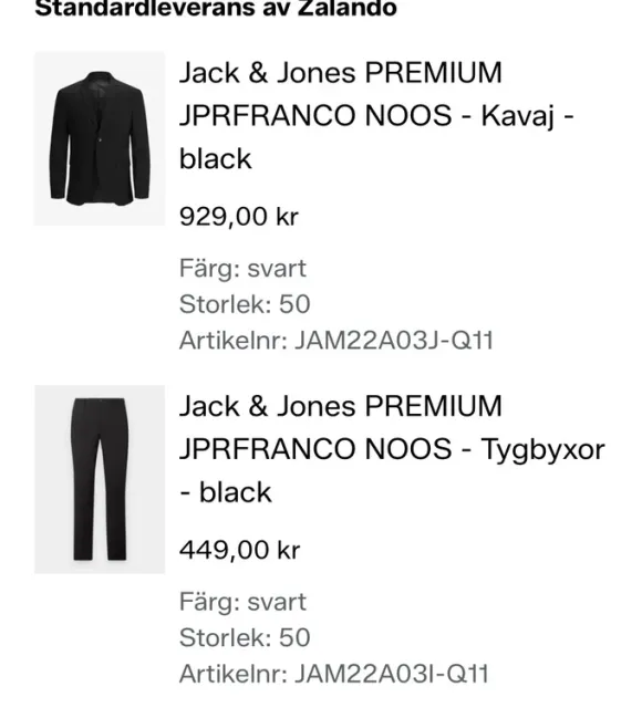 Kostym Jack & Jones premium