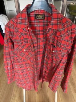 Koszula -Lee - Sanforized - Union Made Shirts - flanelowa na zatrzaski