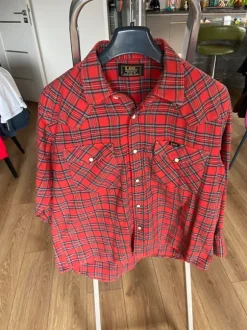 Koszula -Lee - Sanforized - Union Made Shirts - flanelowa na zatrzaski