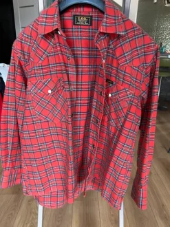 Koszula -Lee - Sanforized - Union Made Shirts - flanelowa na zatrzaski