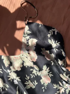 Koszula nocna jedwab silk halka nightdress romantic