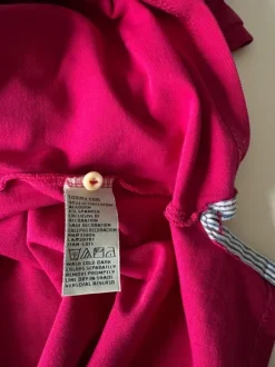 Koszulka polo t-shirt Tommy Hilfiger fuksja różowa casual basic bawełna spandex