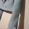 Krótka marynarka baby blue