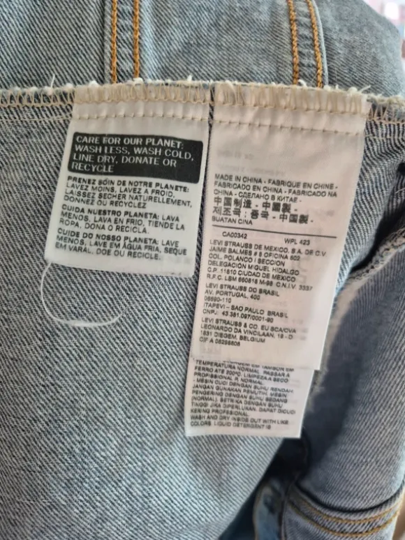 Kultowa Kurtka Jeansowa Levi's Trucker męska jak I damska - L. Szachownica, denim jacket, katana