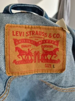 Kultowa Kurtka Jeansowa Levi's Trucker męska jak I damska - L. Szachownica, denim jacket, katana