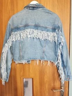 Kurtka katana frędzle Bershka