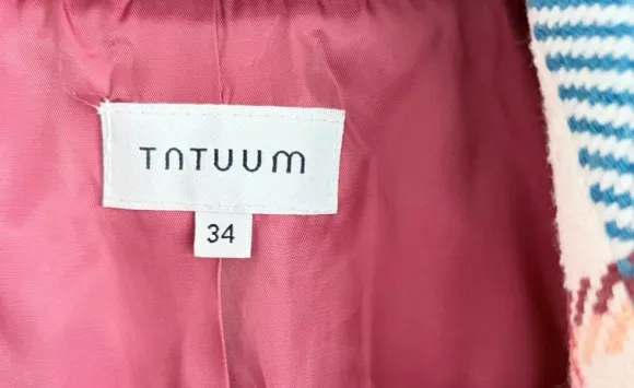 Kurtka w kratę Tatuum r. 34 XS elegancka