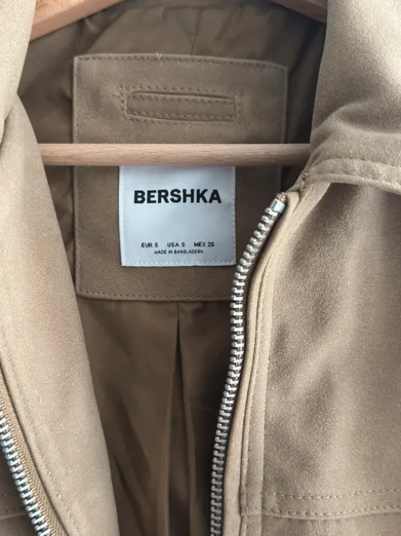 Kurtka zamszowa Bershka rozmiar S