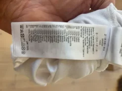 Langærmet hvid t-shirt Onitsuka Tiger