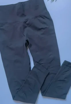Legginsy sportowe szare damskie modelujące sylwetkę push-up wysoki stan rozmiar S
