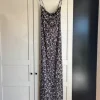 Leopard långklänning