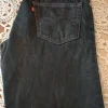 Levi’s 505 Regular Fit – svart/grå jeans W33 L30