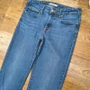 Levi's 714 Straight Levi Strauss jeansy damskie elastyczne proste 28 / M niebieskie bawełna premium