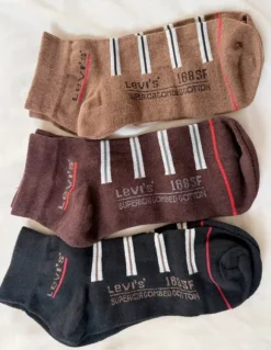 Levi’s ankelstrumpor – 3-pack (helt nya)