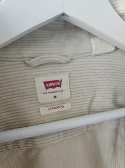 Levi's Manchester skjorta, herr modell, benvit. Storlek M
