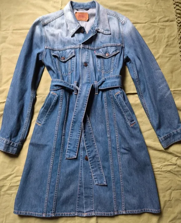 Levis płaszcz damski jeans r.L