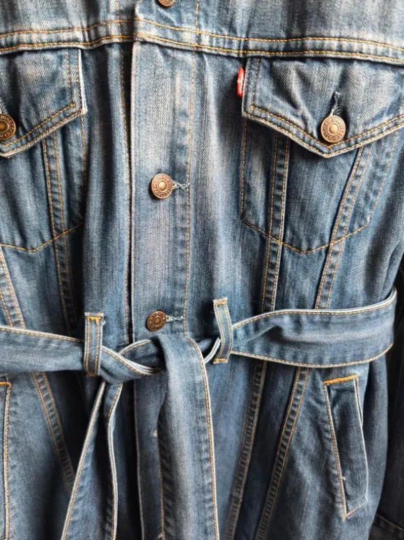 Levis płaszcz damski jeans r.L
