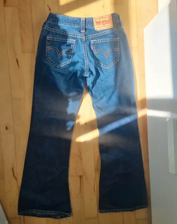 Levi's vintage low rise flare jeans