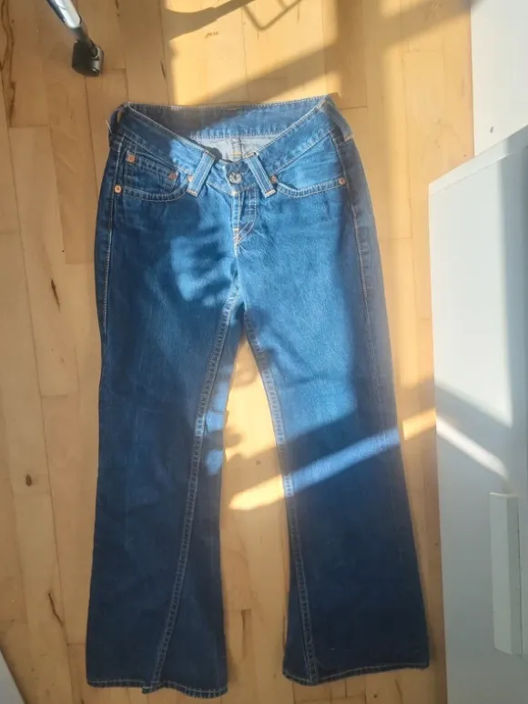 Levi's vintage low rise flare jeans