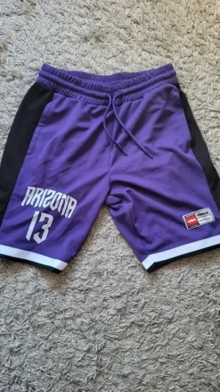 Lila basket shorts