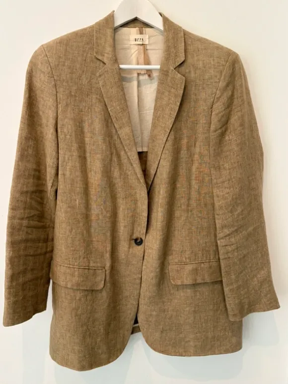 Lækker blazer i hør fra Diega