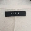 Lång vit kofta från VILA