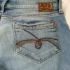 low rise ripped bootcut jeans 00s
