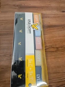 Lyle & Scott presentbox – 5 boxers + 5 strumpor – nya – stl S