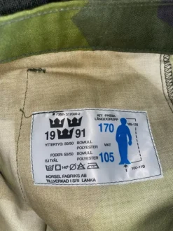 M90 byxorna svenska äkta. För vikt 105kg