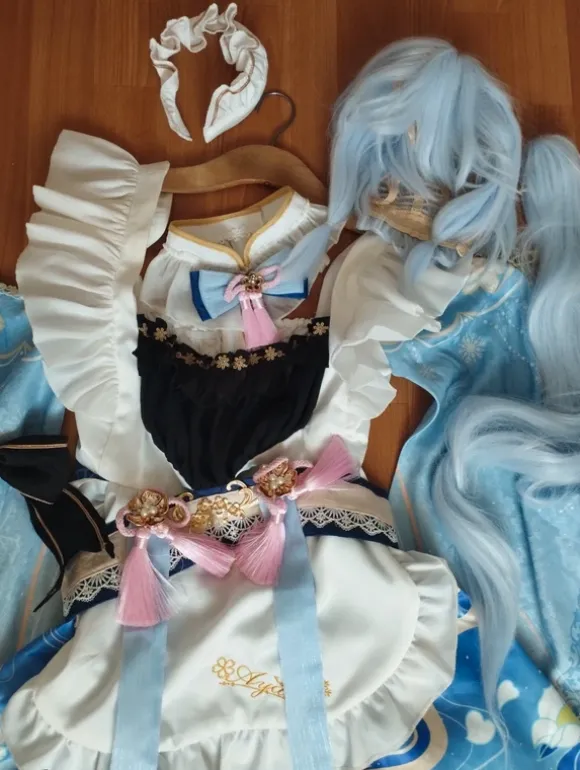 Maid Ayaka cosplay cena za wymianę!