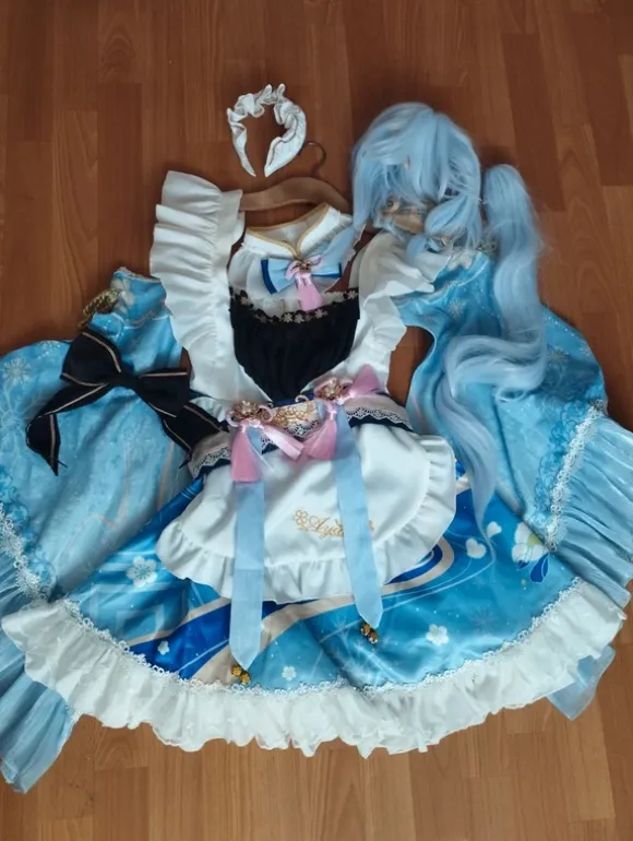 Maid Ayaka cosplay cena za wymianę!