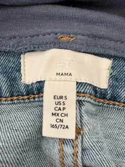 Mama jeans i lys denim