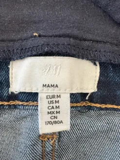 Mama jeans i mørk denim