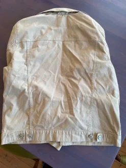Mango denimjakke beige