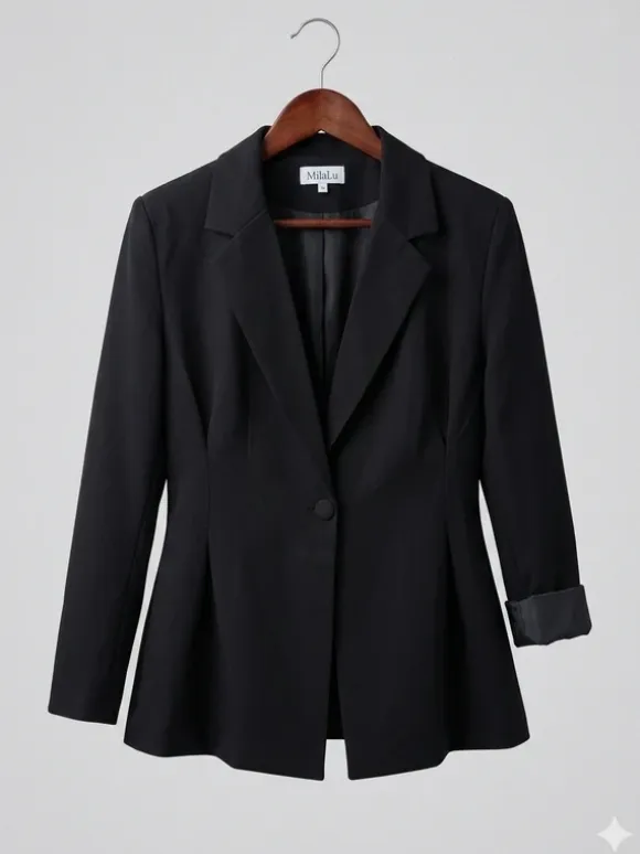 Marynarka czarna Valentina rozm. M-XL Milalu