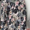 Marynarka w kwiaty oversize s m