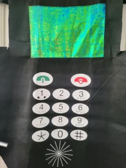 Maskerad: Mobiltelfon med knappar, skärm & antenn