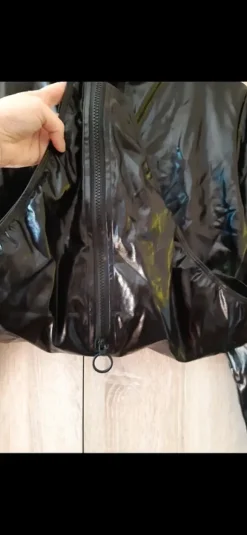 Men męski XL kostium mokry wygląd lateks latex