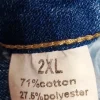 Mięciutkie dżinsowe szorty z przetarciami. Rozmiar 48