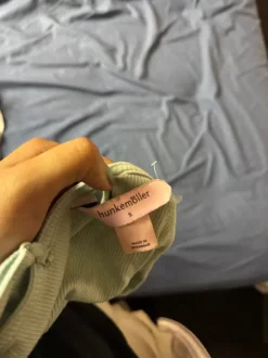 Mint grön linne med lace