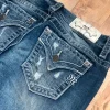Miss me skinny jeans low rise swag y2k baddie vintage bootcut glamour distressed flaps