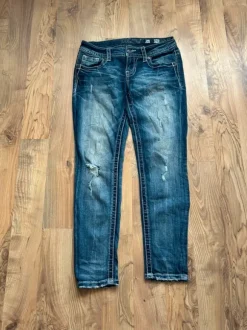 Miss me skinny jeans low rise swag y2k baddie vintage bootcut glamour distressed flaps