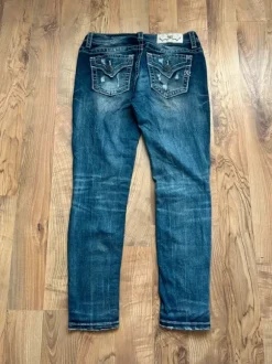 Miss me skinny jeans low rise swag y2k baddie vintage bootcut glamour distressed flaps