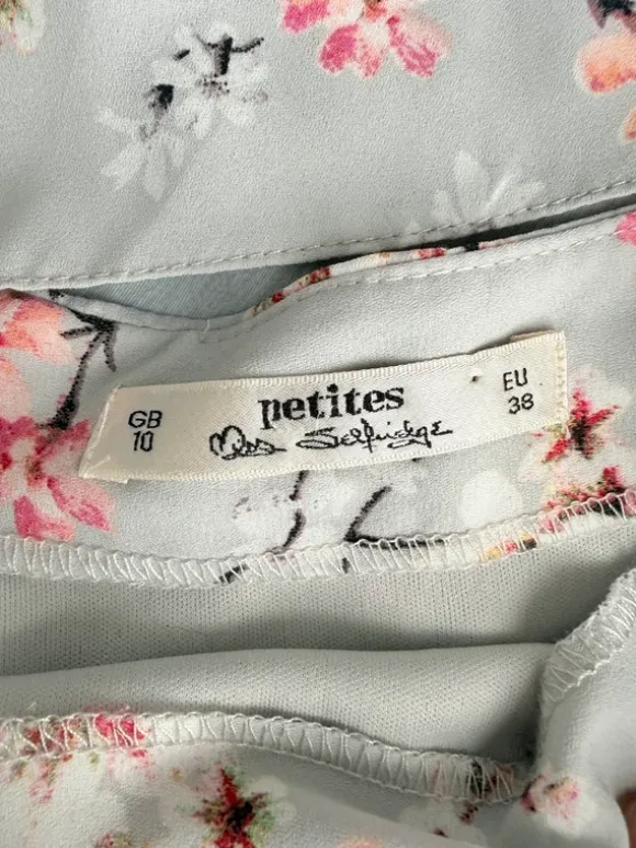 Miss Selfridge Petites sæt – top + shorts i blomsterprint