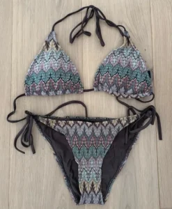 Mønstret bikini str. small