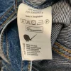 Monki! Blå cool jeans hängsle shorts, kort byxdress jumpsuit. Stl XS, S